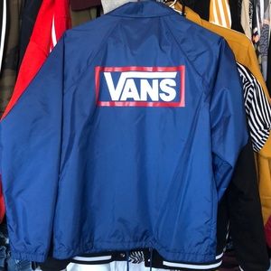 Vans coach jacket windbreaker xs